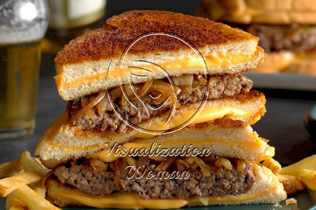 Grilled Cheese Bun Burgers