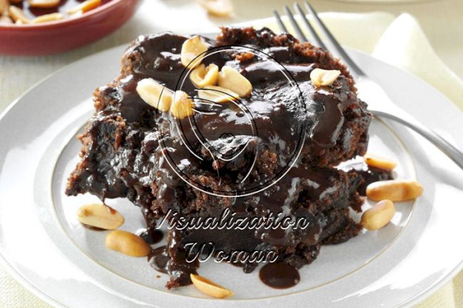 Gooey Peanut Butter-Chocolate Cake