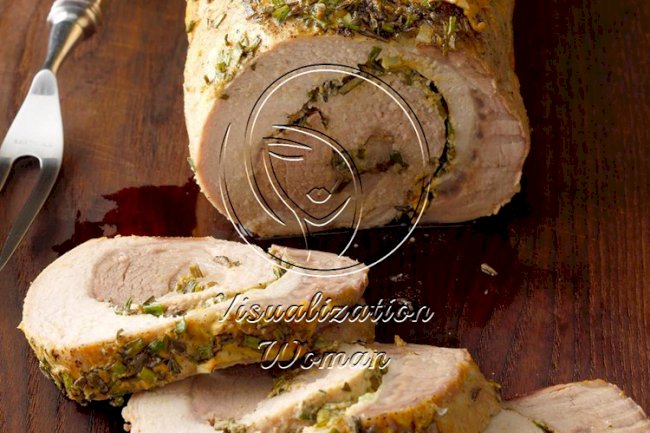 Herb-Stuffed Pork Loin
