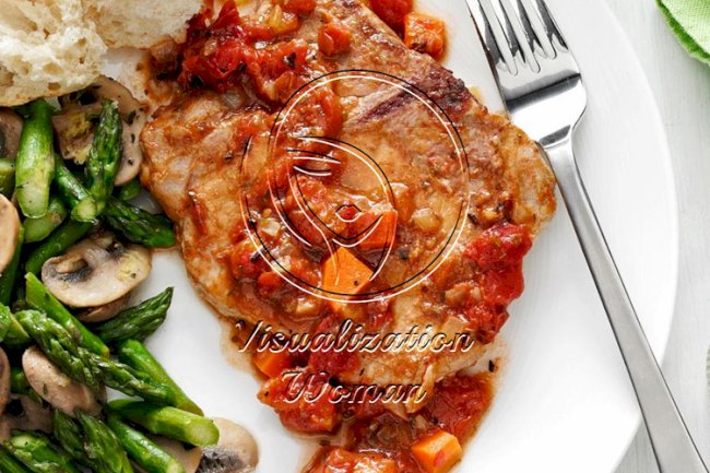 Tomato-Topped Italian Pork Chops