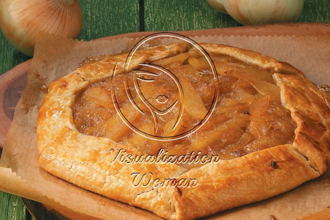 Rustic Fig, Onion & Pear Tart