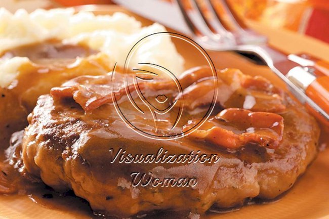 Salisbury Steak with Bacon