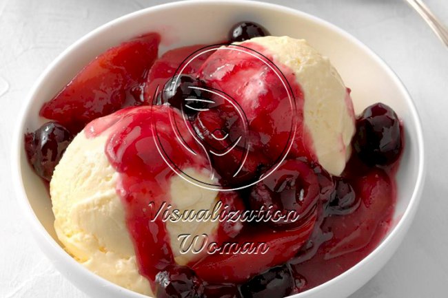 Berry-Cherry Peach Sauce
