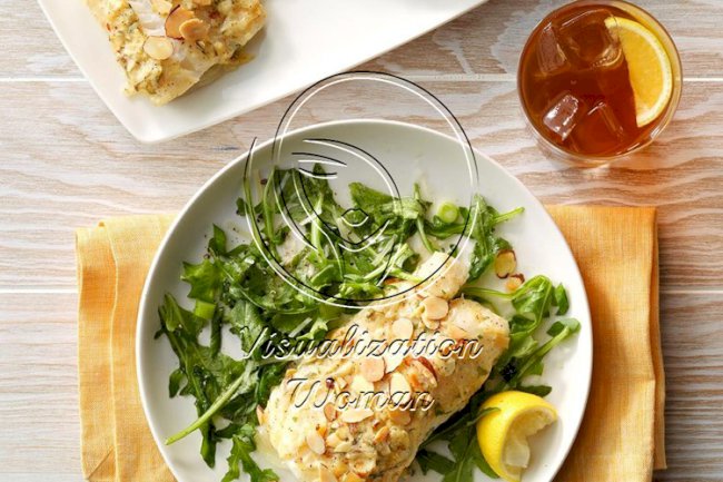 Almond-Topped Fish