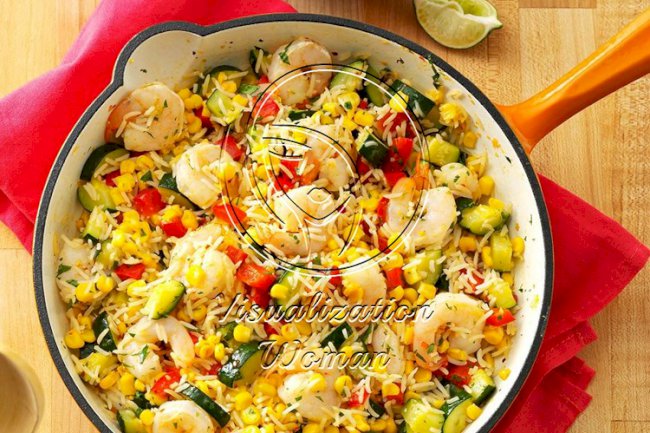 Cilantro Shrimp & Rice