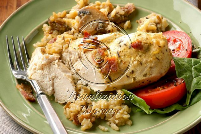 Herbed Chicken with Wild Rice