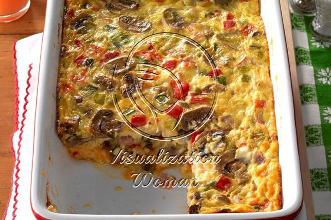 Ham ‘n’ Cheese Egg Bake