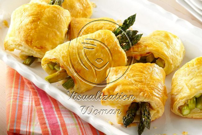 Asparagus Pastry Puffs