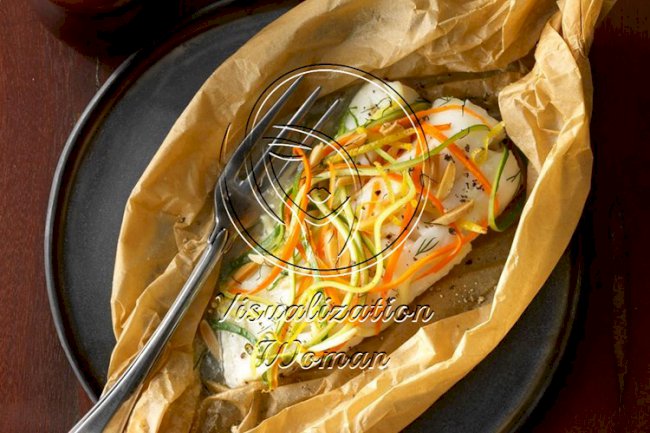 Haddock en Papillote