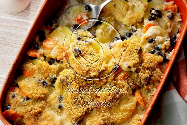 Vegetarian Potato au Gratin