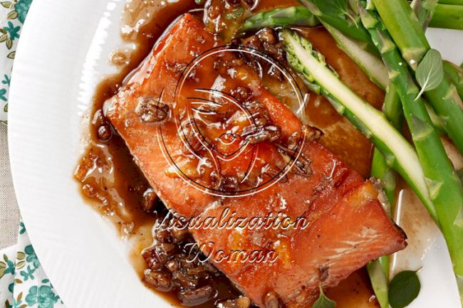 Orange-Pecan Salmon