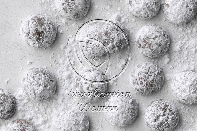 Chocolate Snowball Cookies