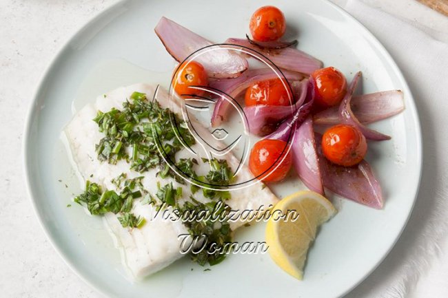 Chimichurri Baked Flounder