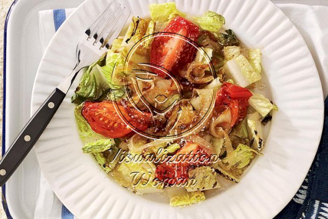 Grilled Romaine Toss
