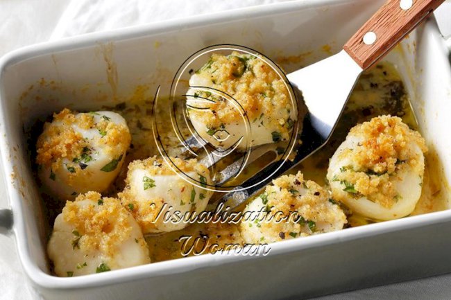 Simple Herbed Scallops
