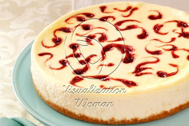 White Chocolate Raspberry Cheesecake