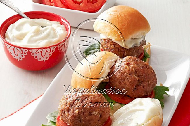 BLT Meatball Sliders