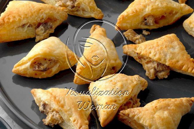 Mushroom Puff Pastry Bites