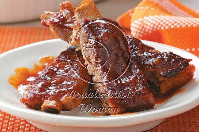 Barbecued Sticky Ribs