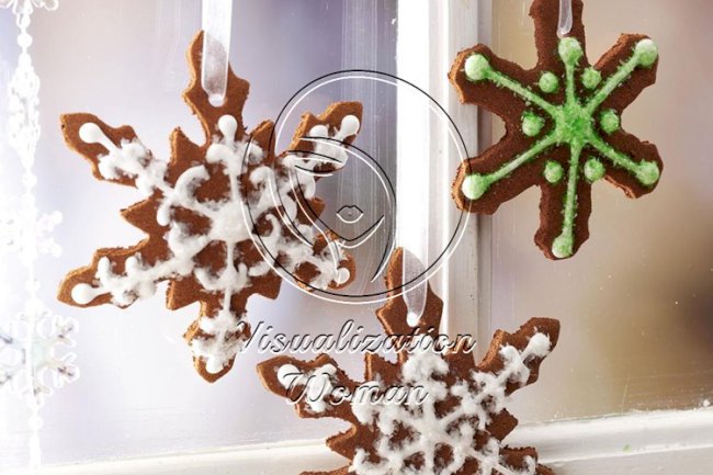Cinnamon Snowflake Ornaments