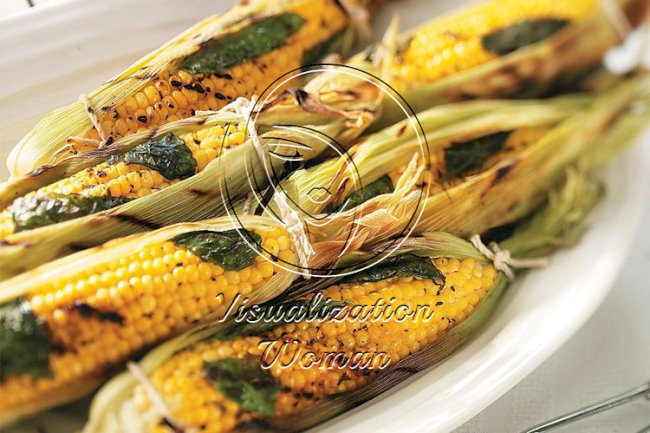 Basil Corn on the Cob