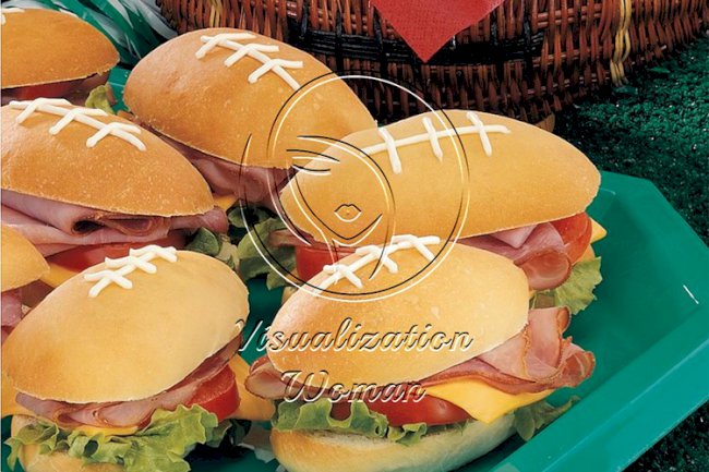 Pigskin Sandwiches