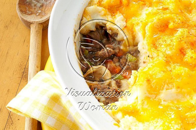 Mashed Potato Beef Casserole