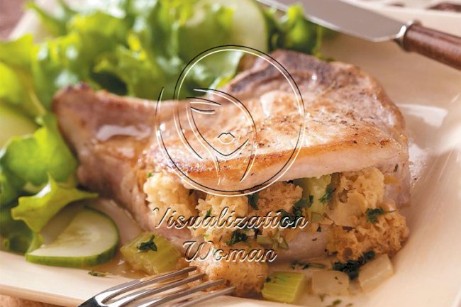 Herb Stuffed Chops