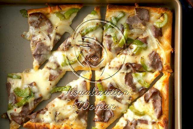 Philly Cheese Steak Pizza