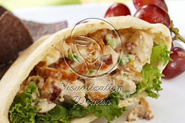 Fried Chicken Pitas