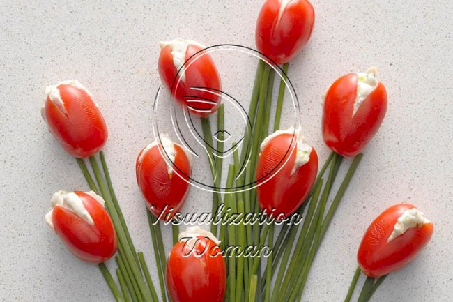 Stuffed Cherry Tomatoes