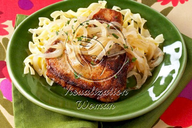 Marsala Pork Chops for Two