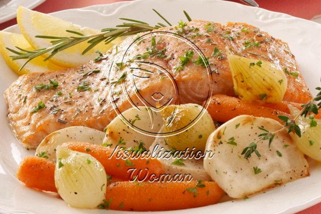 Garlic-Butter Baked Salmon
