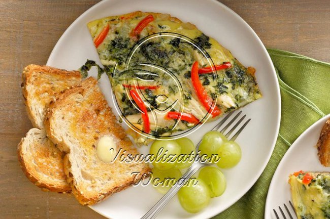 Spinach Chicken Frittata