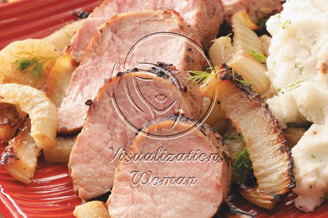 Marinated Pork with Caramelized Fennel