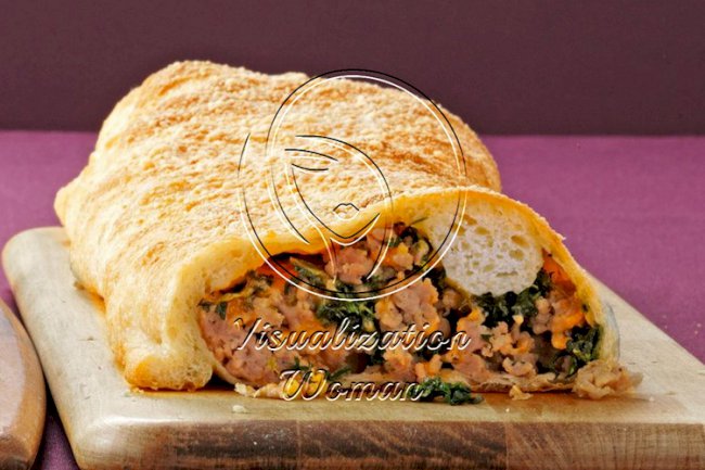 Hearty Sausage-Stuffed Loaf