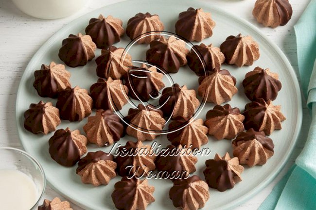 Chocolate Meringue Stars
