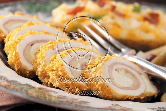 Chicken Cordon Bleu Rolls
