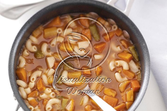 Hearty Macaroni Vegetable Soup