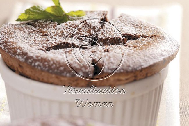 Chocolate Mint Souffles