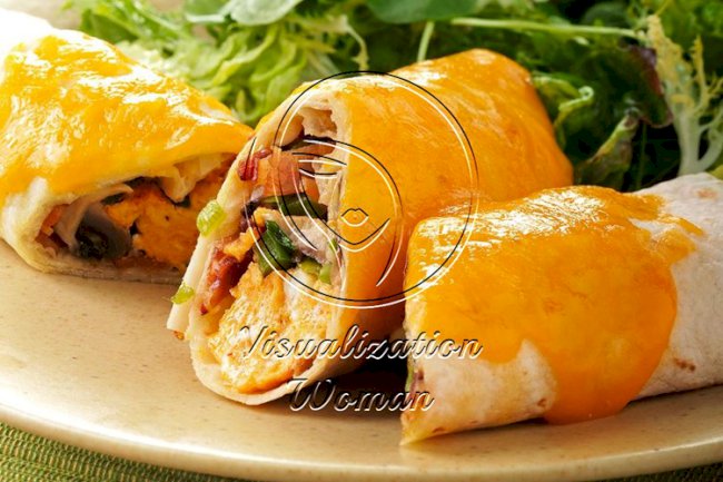 Baked Breakfast Burritos
