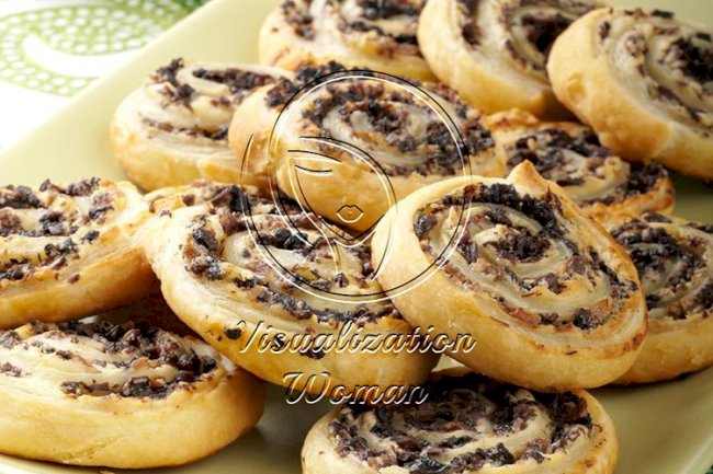 Mushroom Pastry Pinwheels