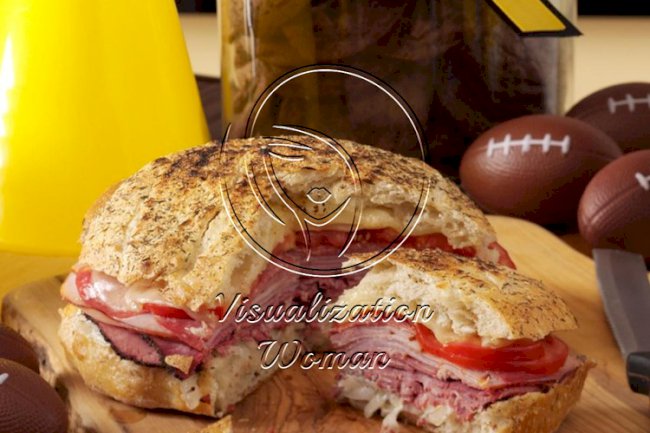 Focaccia Party Sandwich