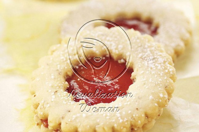 Strawberry Tea Cookies