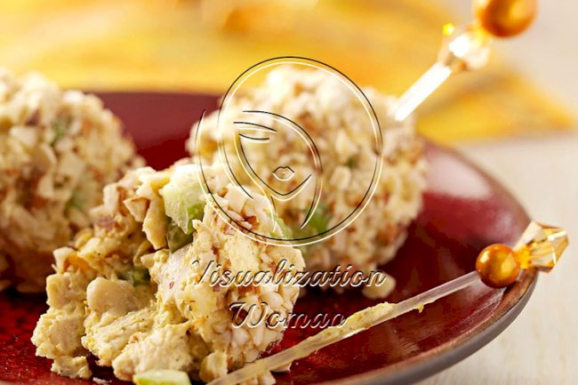 Curried Chicken Balls Appetizer