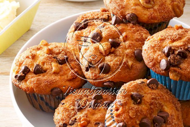 Traditional Chocolate Chip Muffins