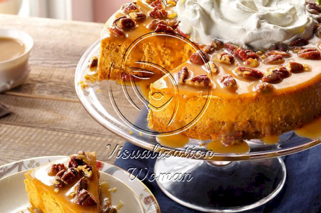 Pecan Pumpkin Cheesecake