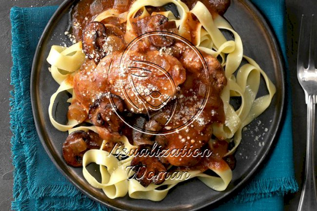 Chicken Merlot with Mushrooms