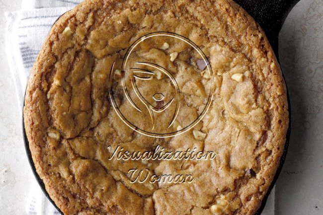 Skillet Chocolate Chunk Walnut Blondies