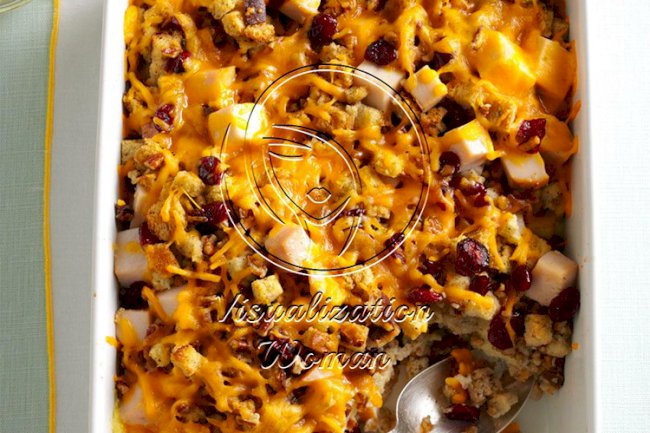 Stuffing & Turkey Casserole